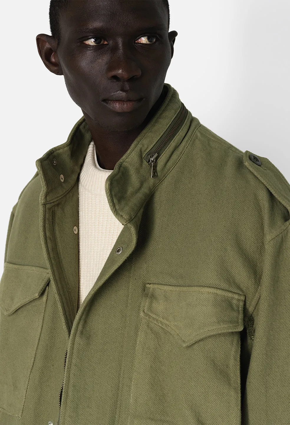 Vintage Slab M-65 Jacket / Olive