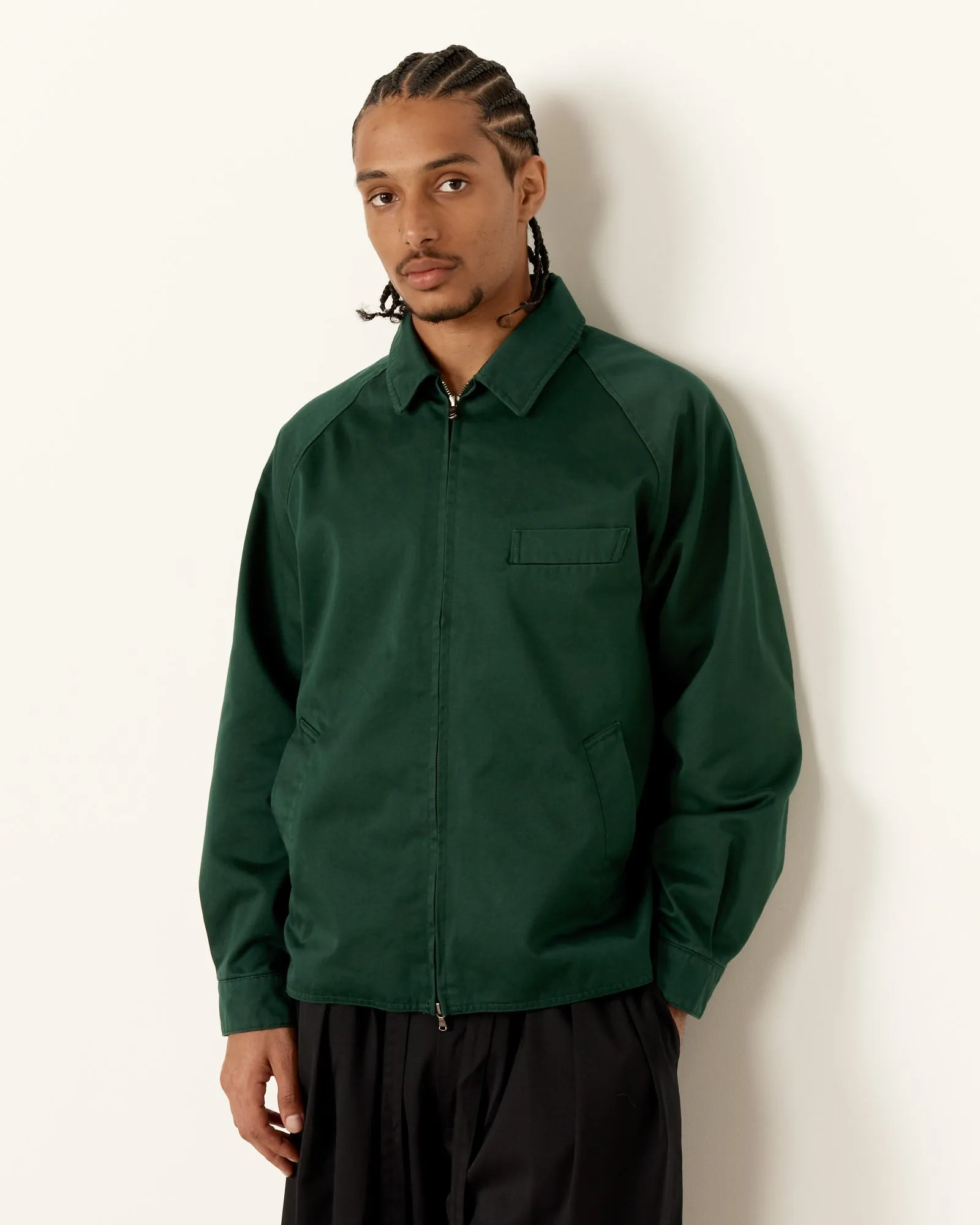 Windstopper Chino Crew Jacket in Green