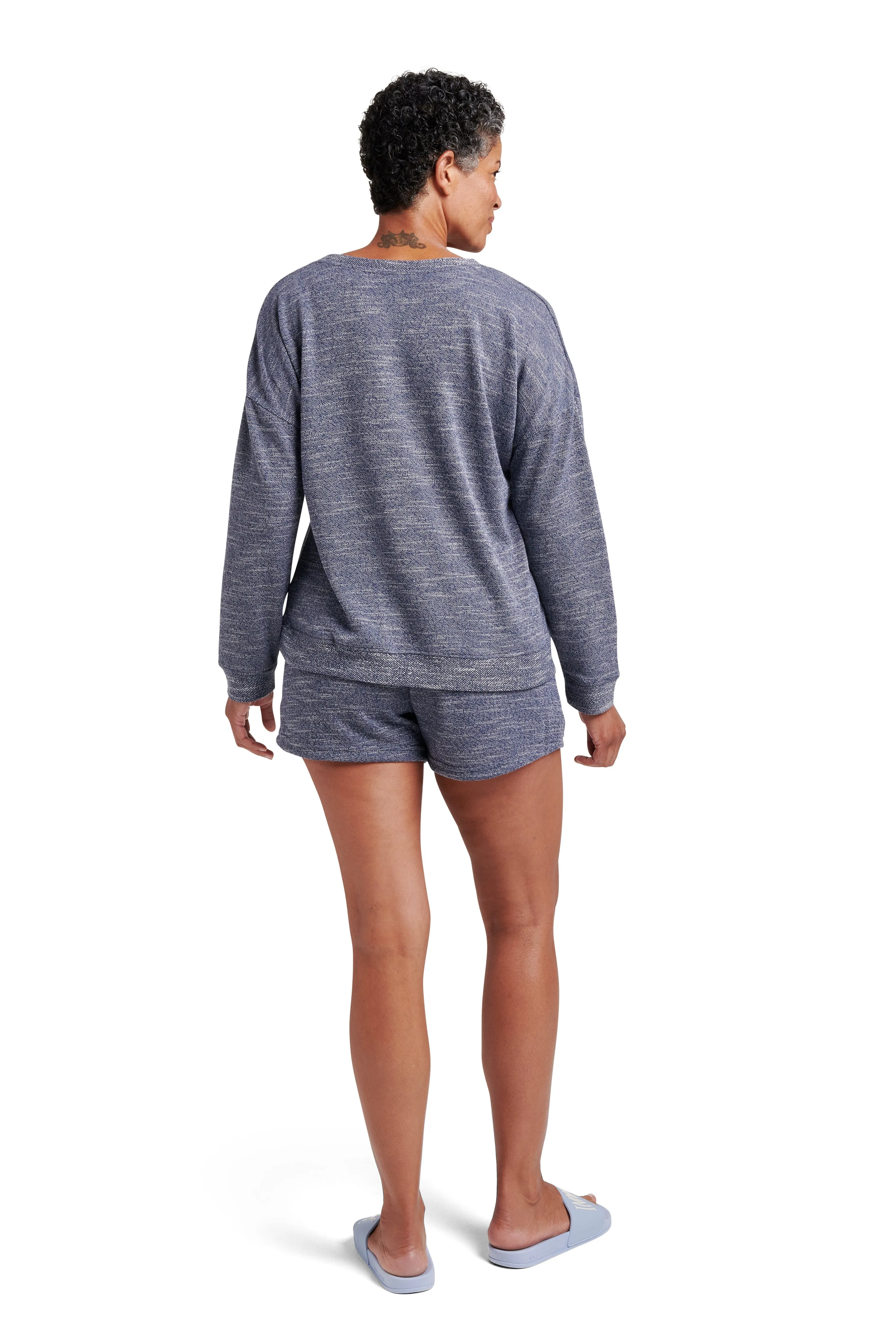 Women's Knit Terry Pullover Sweatshirt