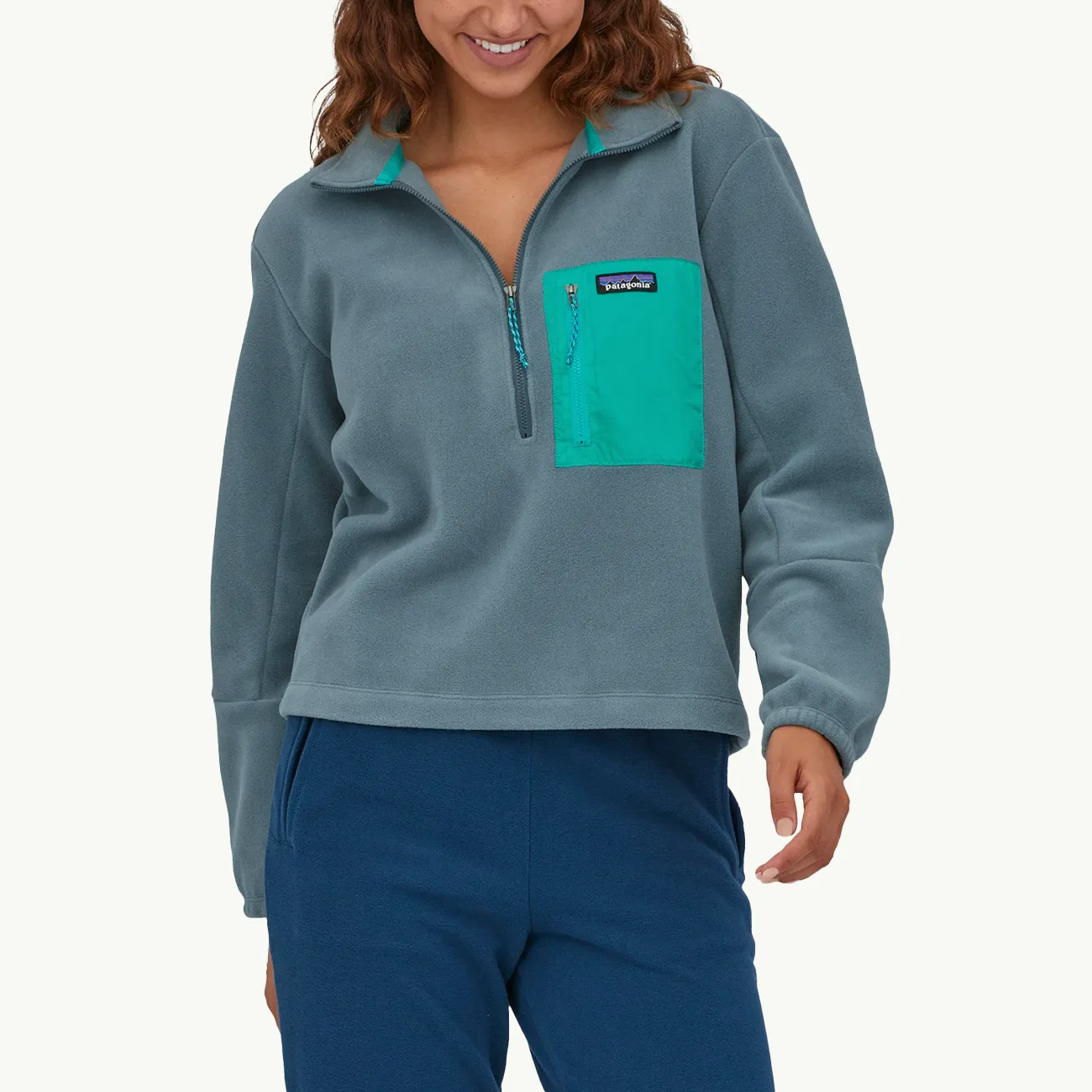 Women's Microdini 1/2 Zip P/O - Plume Grey