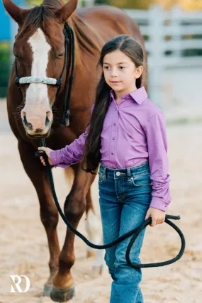 *YOUTH* ULTRA VIOLET VENTED PERFORMANCE SHIRT